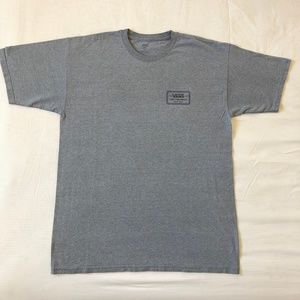 Vans Men's Large Grey T-Shirt Off the Wall